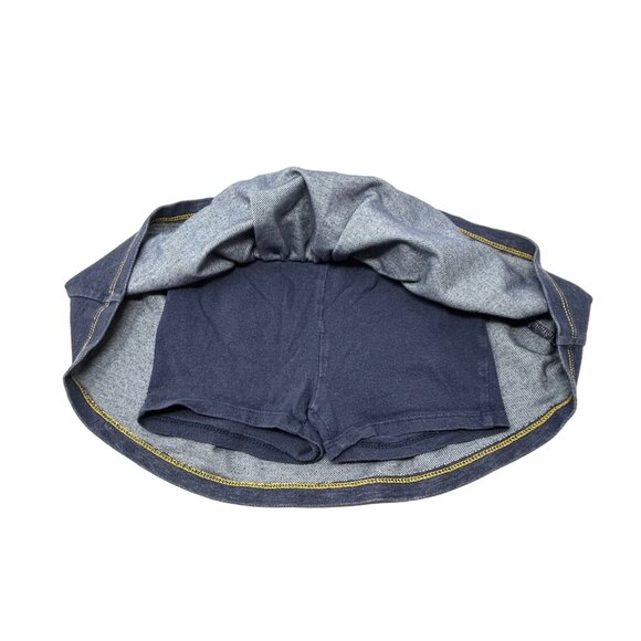 Baby Girl's - Navy Blue Dress. Bibbed Shorts, Skirt, Yellow Shirt - Size 18 Mont - Picture 9 of 10